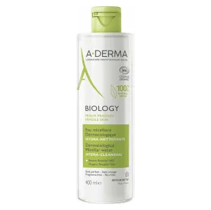 A-Derma Biology Dermatological Micellar Water Hydra-Cleansing 400 ml micelárna voda pre ženy na veľmi suchú pleť; na dehydratovanu pleť