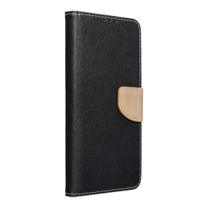Knižkové puzdro FANCY Book pre Xiaomi Redmi A2, čiernazlatá TEL187070