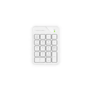 A4tech FSTYLER bezdrôtová numerická klávesnica, USB nano, biela