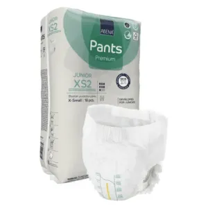 ABENA Pants Premium JUNIOR XS2 navliekacie plienkové nohavičky, boky 50-75 cm, savosť 1500 ml, 1x18 ks #4027112