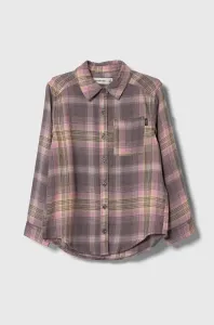 Detská košeľa Abercrombie & Fitch ružová farba