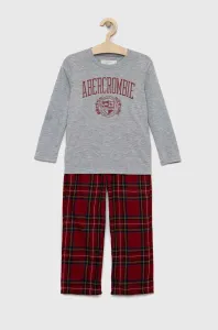 Detské pyžamo Abercrombie & Fitch červená farba, vzorovaná #8675721