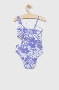 Jednodielne detské plavky Abercrombie & Fitch fialová farba #8812319