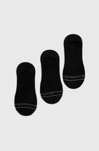 Ponožky Abercrombie & Fitch 3-pak pánske, čierna farba
