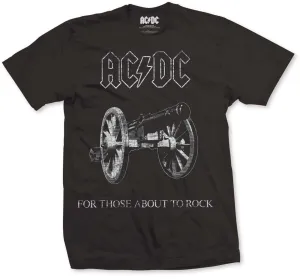 AC/DC tričko About to Rock Čierna XL