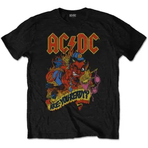 AC/DC tričko Are You Ready? Čierna L