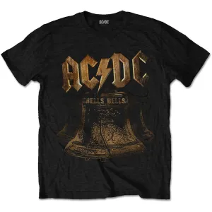 AC/DC Tričko Unisex Brass Bells Black 2XL