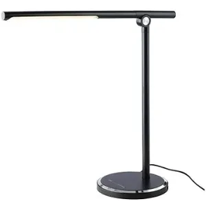 ACA DECOR LED Stmievateľná stolná lampička Degas 7 W, USB port, čierna