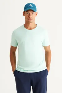 AC&Co / Altınyıldız Classics pánska mäta tričko so 100% bavlnou slim fit slim fit crewneck s krátkym rukávom