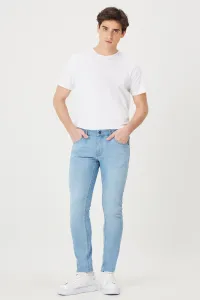 AC&Co / Altınyıldız Classics Men's Blue Extra Slim Fit Slim Fit Riss Cotton Flexible Denim Jean Jeans #9192624