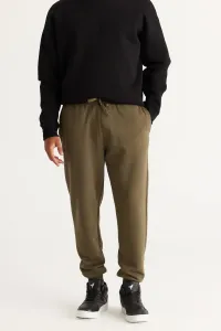 AC&Co / Altınyıldız Classics Men's Khaki Standard Fit Regular Cut Comfortable Cotton Sweatpants with Side Pockets