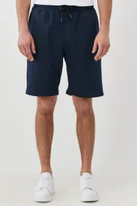 AC&Co / Altınyıldız Classics Men's Navy Blue Standard Fit Daily Casual Sports Knitted Shorts