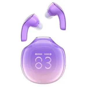 Slúchadlá Acefast Earphones TWS T9, Bluetooth 5.3, IPX4 (grape purple)