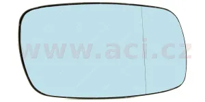 9/94- sklo zp. zrcátka s plast. držákem vyhřívané (pro neoriginální zrcátko) P