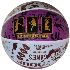 CorbySport 4378 Basketbalová lopta s potlačou veľ. 5