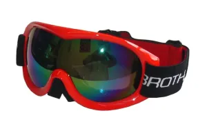 Acra BROTHER B259-CRV Lyžiarske okuliare s dvojsklom, červené