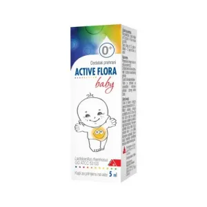 ACTIVE FLORA baby perorálne kvapky (inov.2022) 1x5 ml
