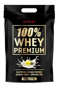 100% Whey Premium - ActivLab, vanilka, 2000g, Doprava zadarmo