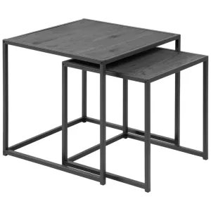 Konferenčný stolík Benato (50x45x50 cm, čierna) #1593142