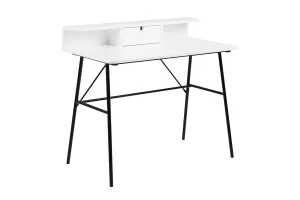 Písací stôl Durango (100x55x88,8 cm, biela) #566953