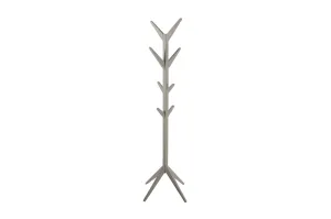Stojanový vešiak drevený Ascot, 178 cm, sivý