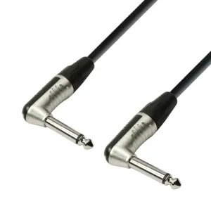 Adam Hall Cables K4 IRR 0060 - Instrumentenkabel REAN 6,3 mm Winkelklinke mono a