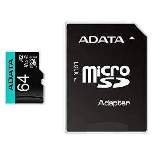 ADATA V30S micro SDXC 64 GB 95 MBps UHS-I U3 Class 10 s adaptérom AUSDX64GUI3V30SA2-RA1