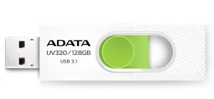 64 GB . USB kľúč . ADATA DashDrive™ Value UV320 USB 3.1, White/Green