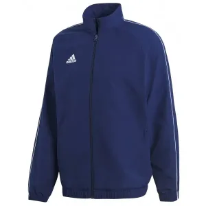 adidas CORE18 PRE JKT Pánska športová bunda, tmavo modrá, veľkosť #5149582