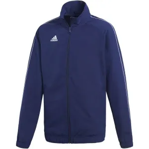 adidas CORE18 PRE JKTY Chlapčenská futbalová bunda, tmavo modrá, veľkosť #6206654