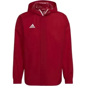 adidas ENT22 AW JKT Pánska futbalová bunda, červená, veľkosť #5151497