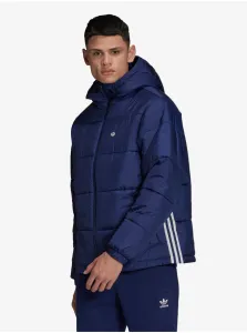 Dark Blue Men's Hooded Jacket adidas Originals - Men #706756