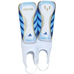 adidas MESSI SG MTC J Detské futbalové chrániče, biela, veľkosť