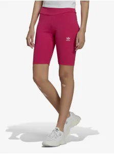 Nohavice a kraťasy pre ženy adidas Originals - tmavoružová #667873