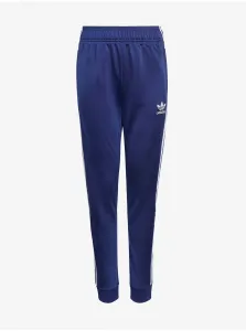 Dark Blue Girls' Sweatpants adidas Originals SST Track Pants - unisex #686640