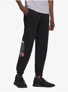 Nohavice a kraťasy pre mužov adidas Originals - čierna #717746