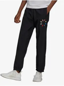 Čierne pánske šušťákové nohavice adidas Originals #706645