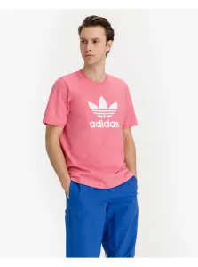 Tričká s krátkym rukávom pre mužov adidas Originals - ružová #707653