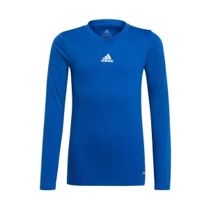 adidas TEAM BASE TEE Y Juniorské futbalové tričko, modrá, veľkosť