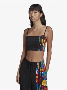 Black Womens Crop Top for hangers adidas Originals - Women #662750
