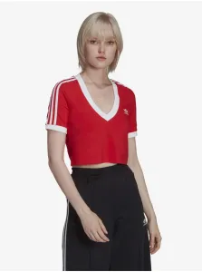 Red Women's Crop Top adidas Originals - Women #622691