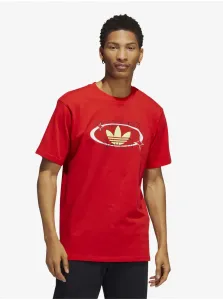 Červené pánske tričko adidas Originals Trefoil Forever #712764