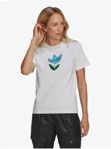 White Women's T-Shirt adidas Originals - Women #708293