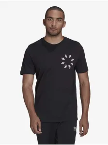 Black Men's T-Shirt adidas Originals - Men's #715245