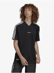 Tričko adidas Originals pánske, čierna farba, s potlačou #667970