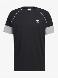 Šedo-čierne pánske tričko adidas Originals #704473