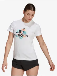 Tričká s krátkym rukávom pre ženy adidas Performance - biela #3153840