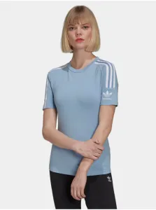 Tričká s krátkym rukávom pre ženy adidas Originals - modrá #727692