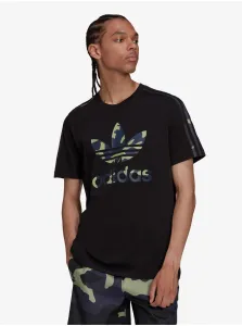Black Men's T-Shirt adidas Originals - Men's #4829885