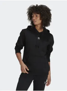 Mikina adidas Originals H34725-BLACK, dámska, čierna farba, jednofarebná #4175207